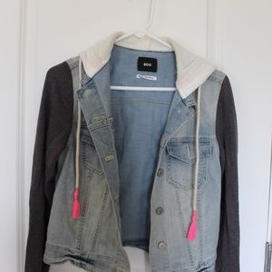 Hooded Jean Jacket